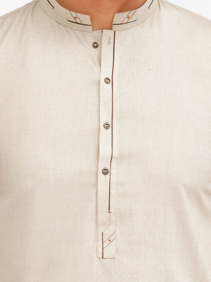 Edenrobe - Men's Light Beige Swish Collection - EMTSW21S-99032