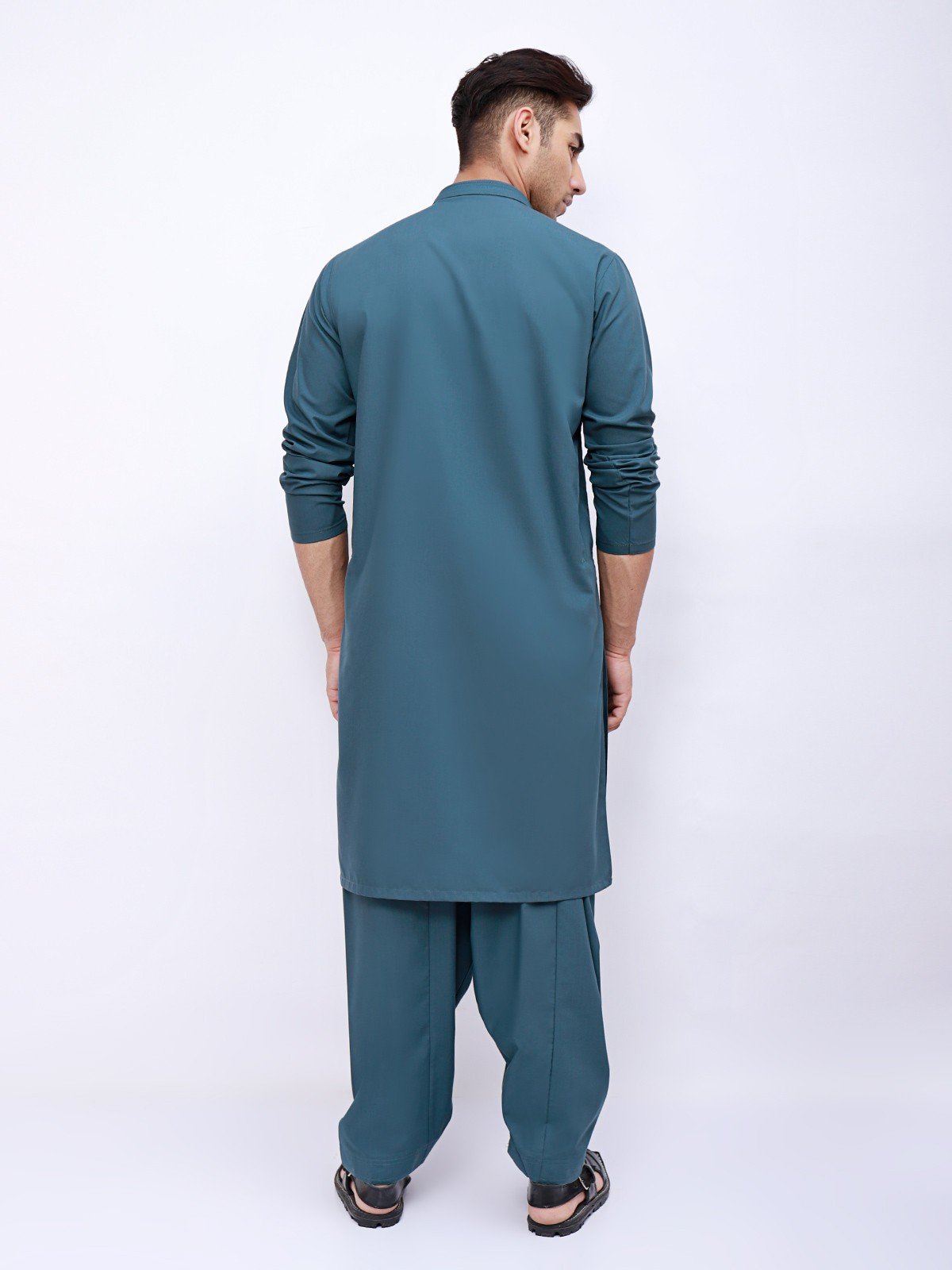 Edenrobe - Men's Teal Blue Swish Collection - EMTSW21S-99033