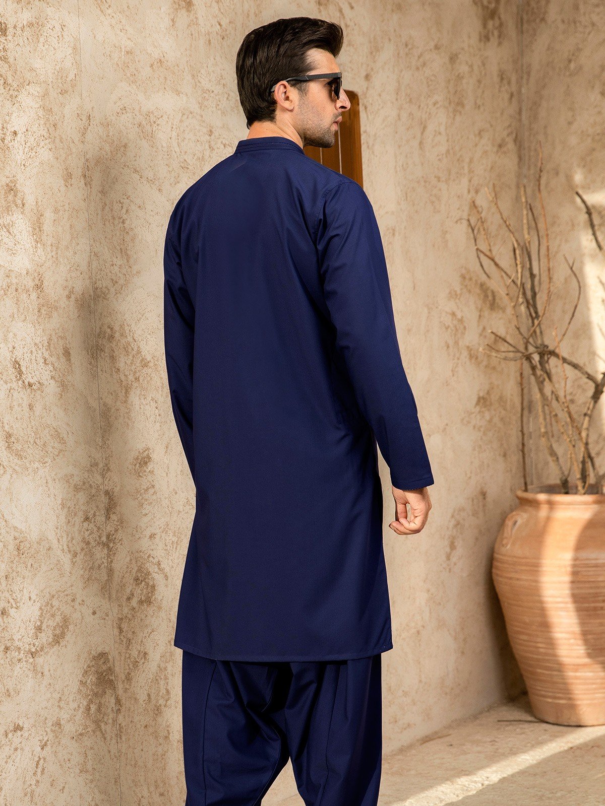 Edenrobe - Men's Navy Swish Collection - EMTSW21S-99051