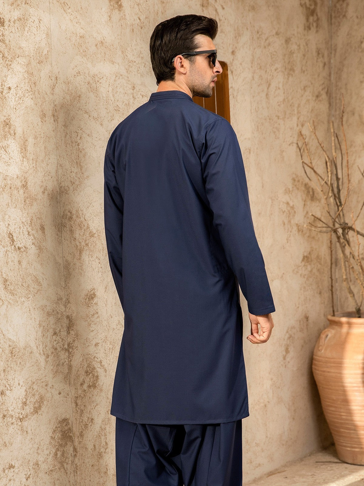 Edenrobe - Men's Navy Swish Collection - EMTSW21S-99051