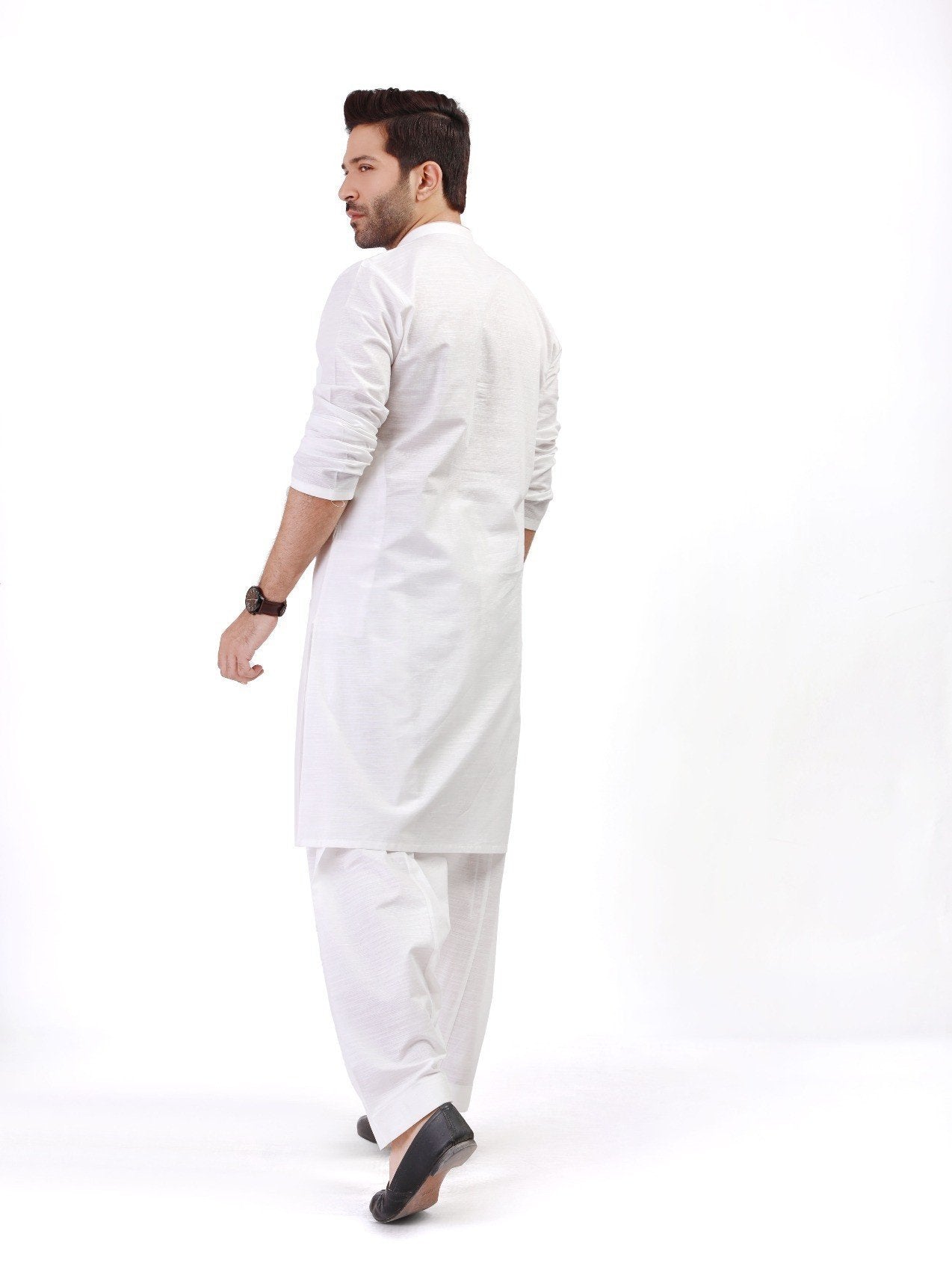 Edenrobe - Men's Off White Swish Collection - EMTSW21S-99058