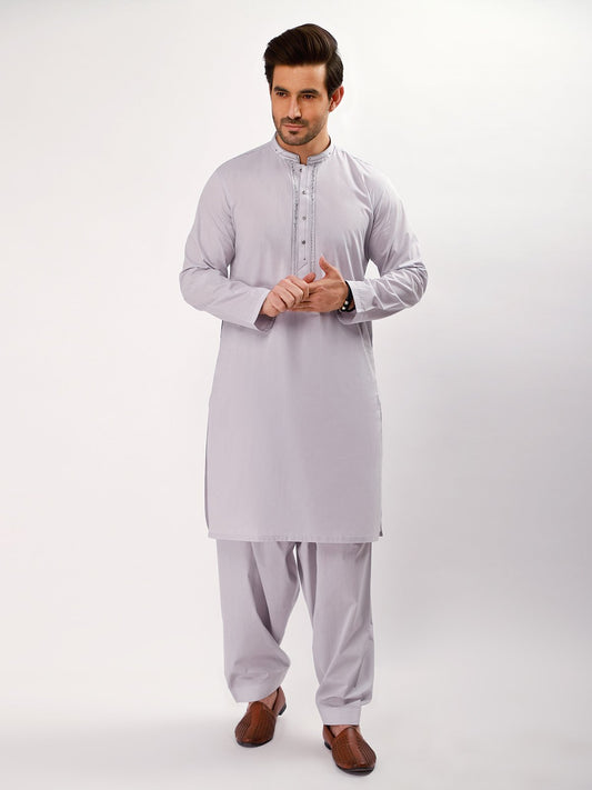 Edenrobe - Men's Ash Grey Swish Collection - EMTSW21S-99065