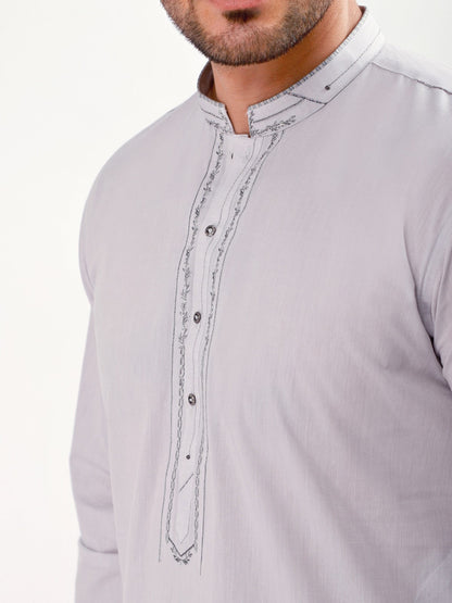 Edenrobe - Men's Ash Grey Swish Collection - EMTSW21S-99065