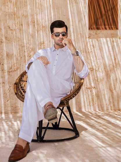 Edenrobe - Men's Off White Swish Collection - EMTSW21S-99067