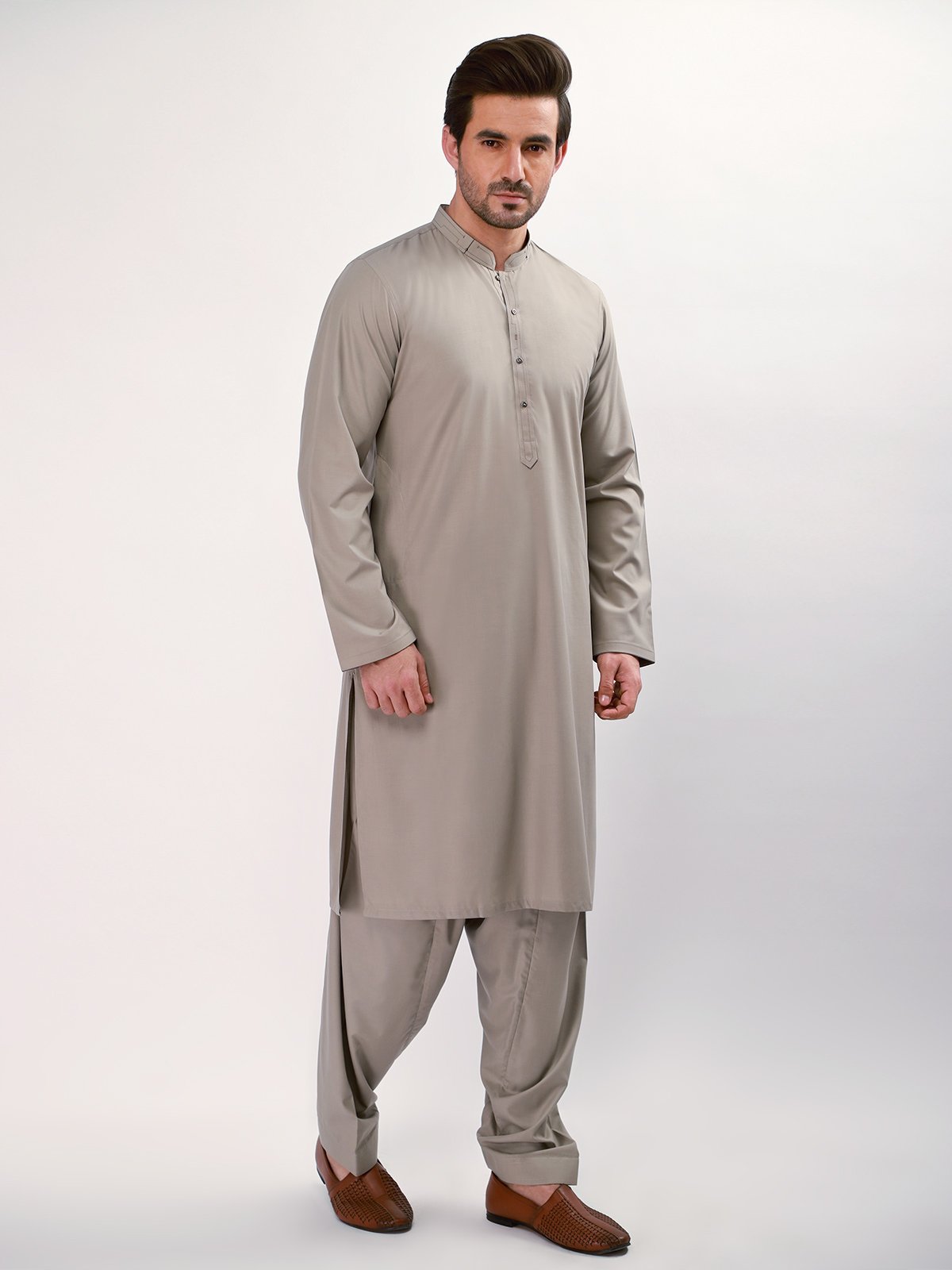 Edenrobe - Men's Beige Swish Collection - EMTSW21S-99073