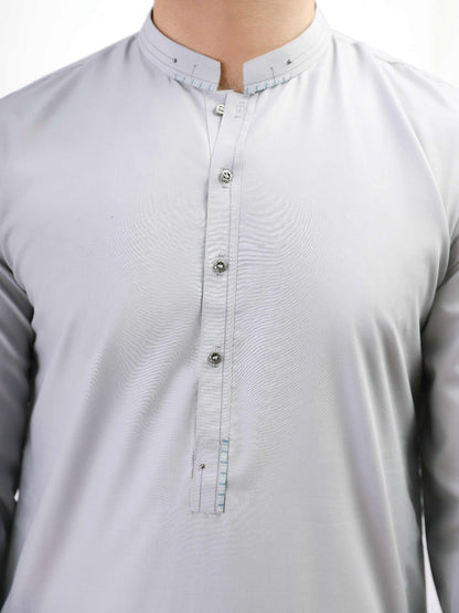 Edenrobe - Men's Light Grey Swish Collection - EMTSW21S-99074