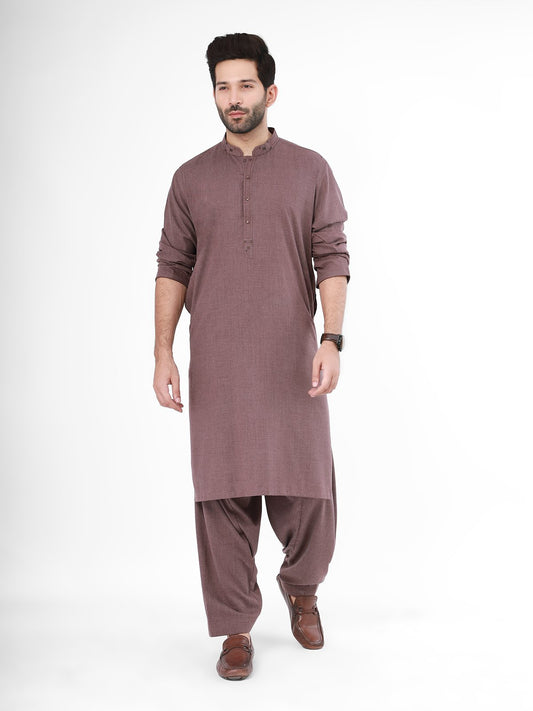 Edenrobe - Men's Light Burgundy Swish Collection - EMTSW21S-99087