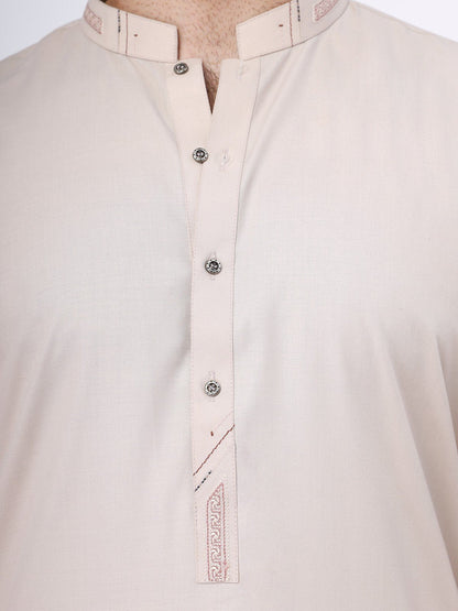 Edenrobe - Men's Beige Swish Collection - EMTSW21S-99090