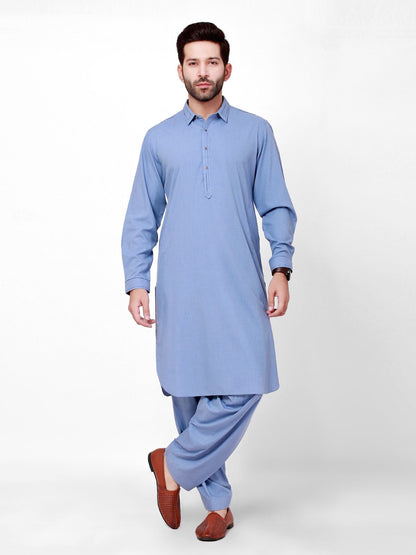 Edenrobe - Men's Blue Swish Collection - EMTSW21S-99111