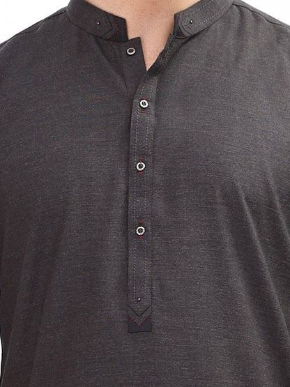 Edenrobe - Men's Charcoal Grey Swish Collection - EMTSW21S-99116