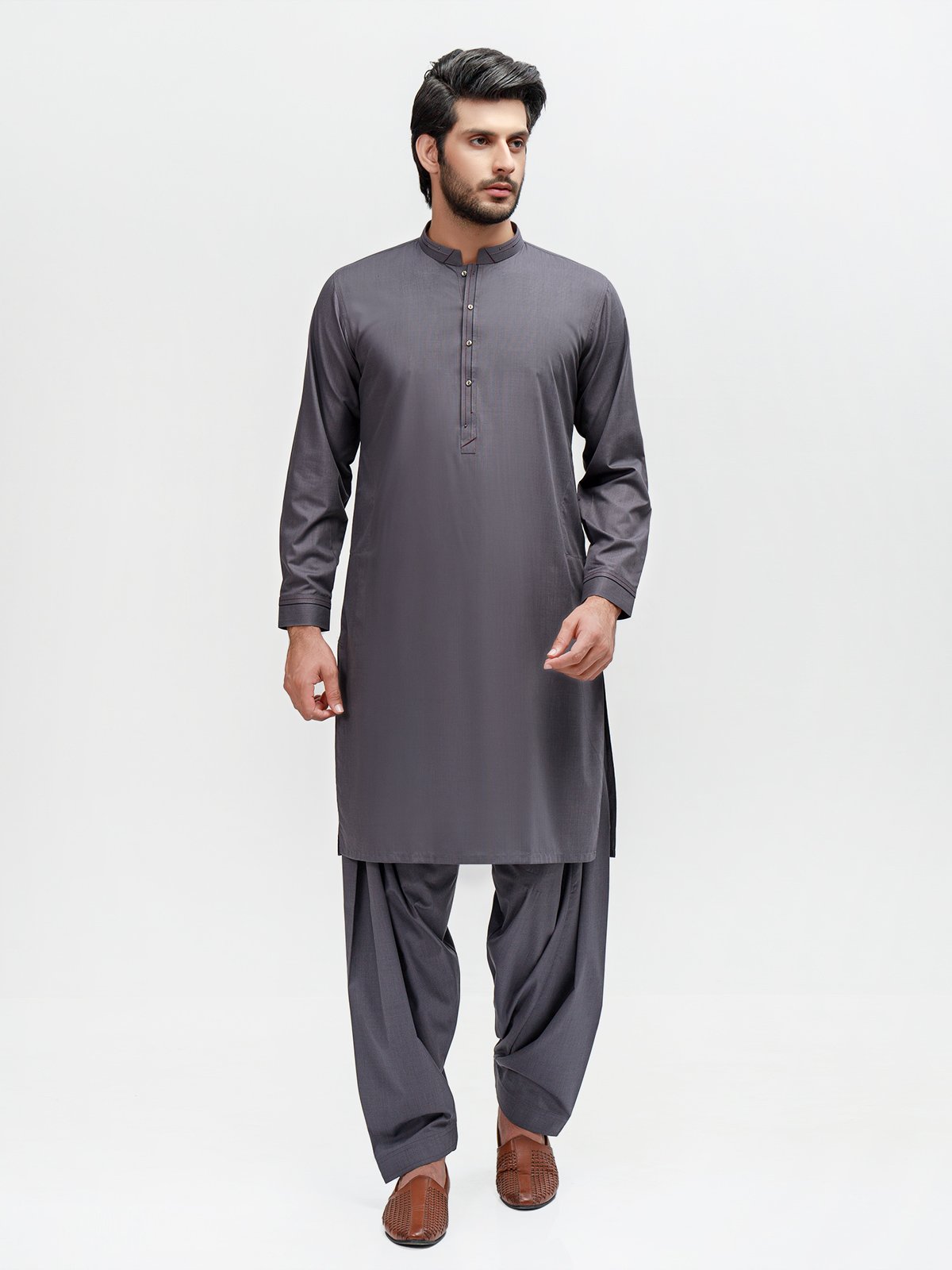 Edenrobe - Men's Purple Swish Collection - EMTSW21S-99122