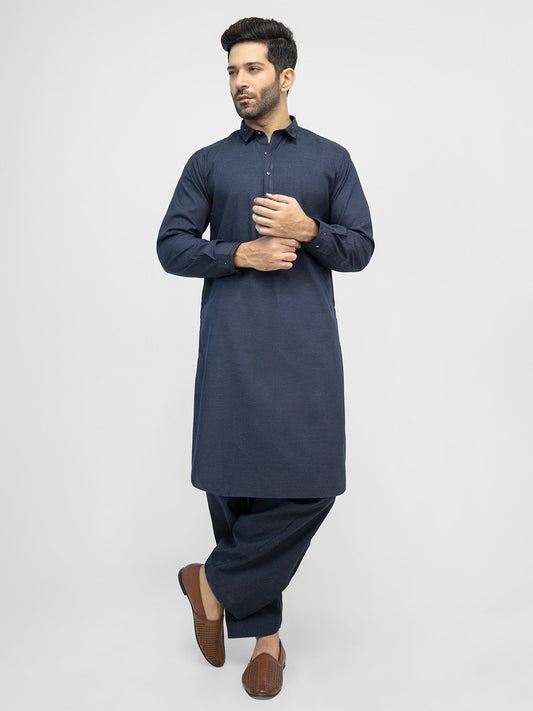 Edenrobe - Men's Navy Swish Collection - EMTSW21S-99138