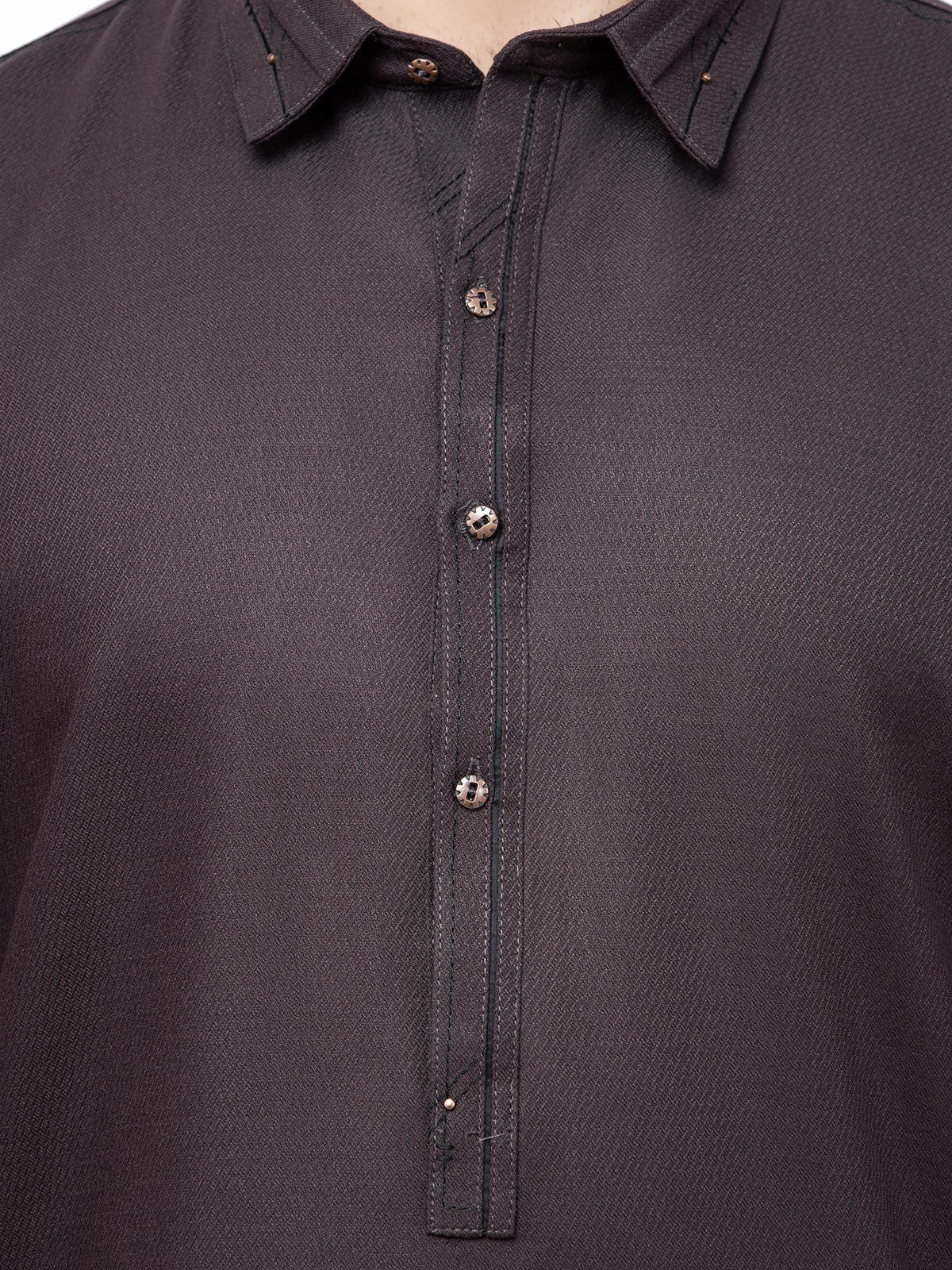 Edenrobe - Men's Brown Swish Collection - EMTSW21S-99149