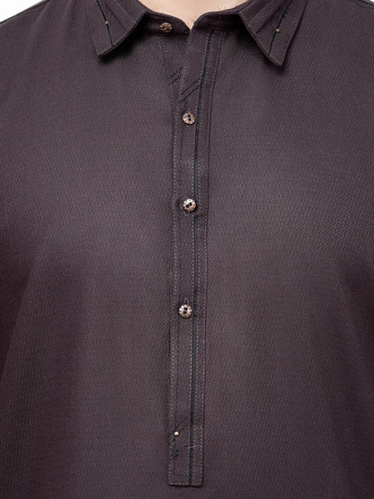 Edenrobe - Men's Brown Swish Collection - EMTSW21S-99149