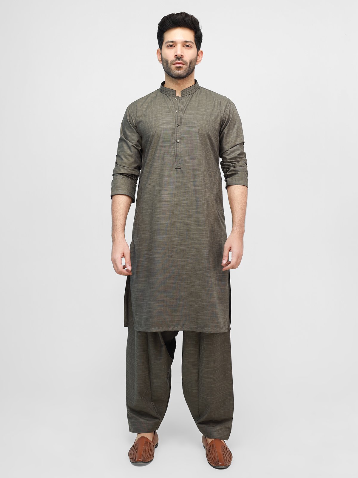 Edenrobe - Men's Dark Moss Swish Collection - EMTSW21S-99151