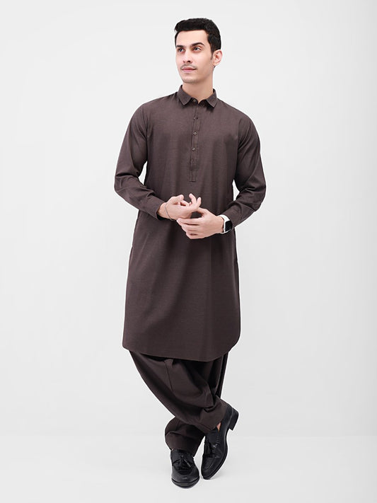 Edenrobe - Men's Dark Brown Swish Collection - EMTSW21S-99152