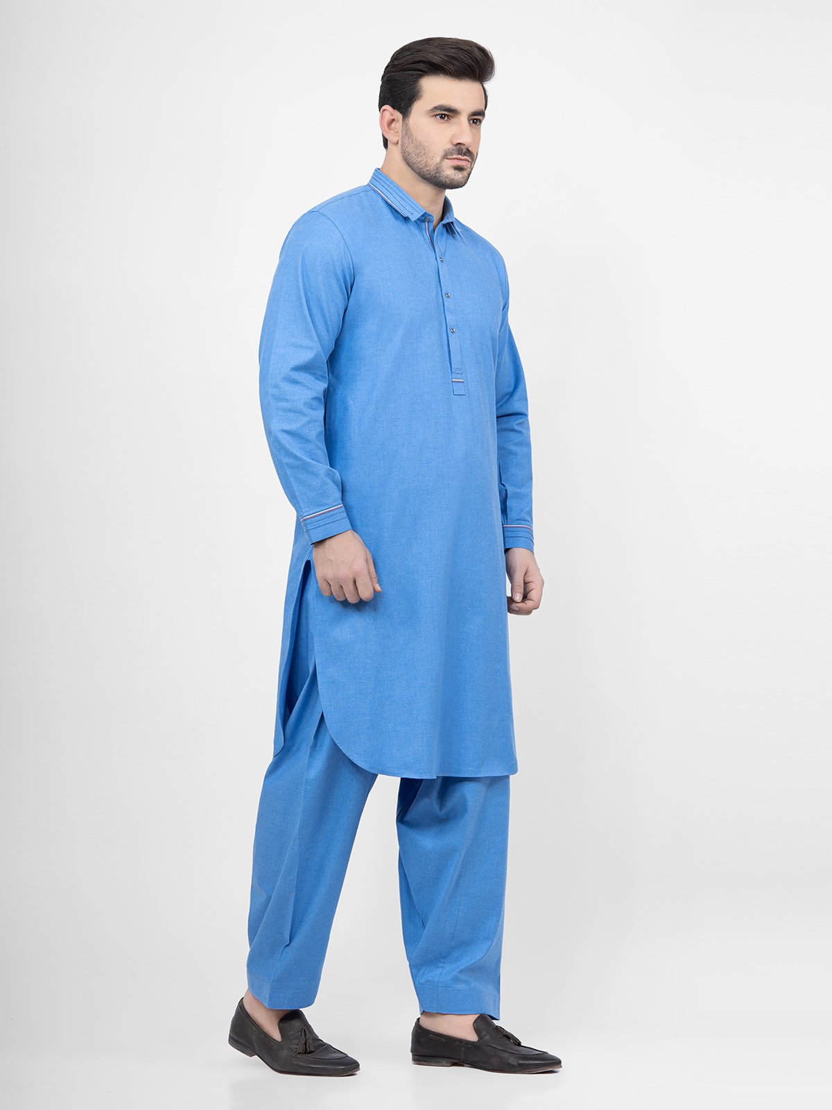 Edenrobe - Men's Sky Blue Swish Collection - EMTSW21S-99160