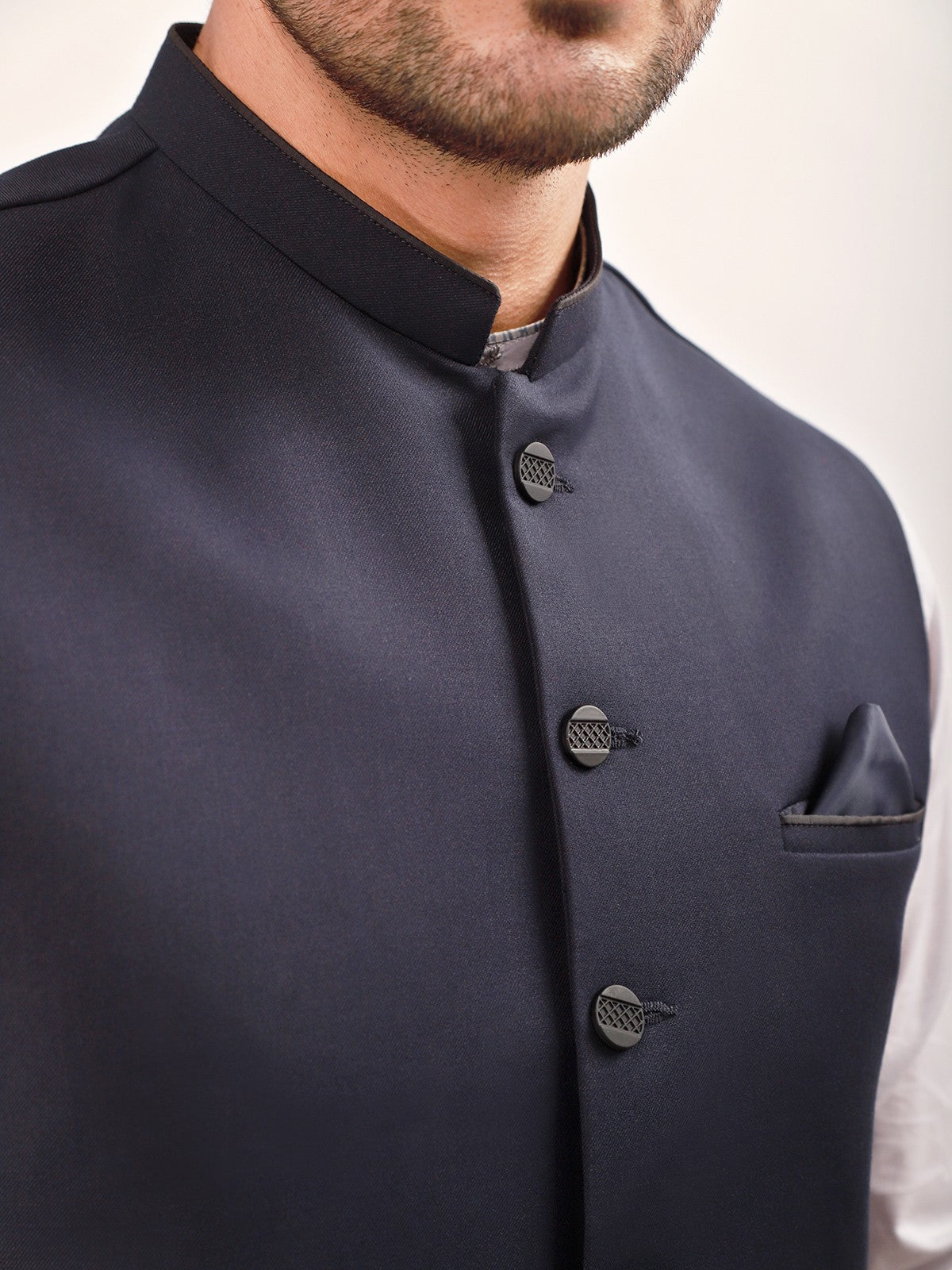 Edenrobe - Men's Navy Waist Coat - EMTWC21-35741