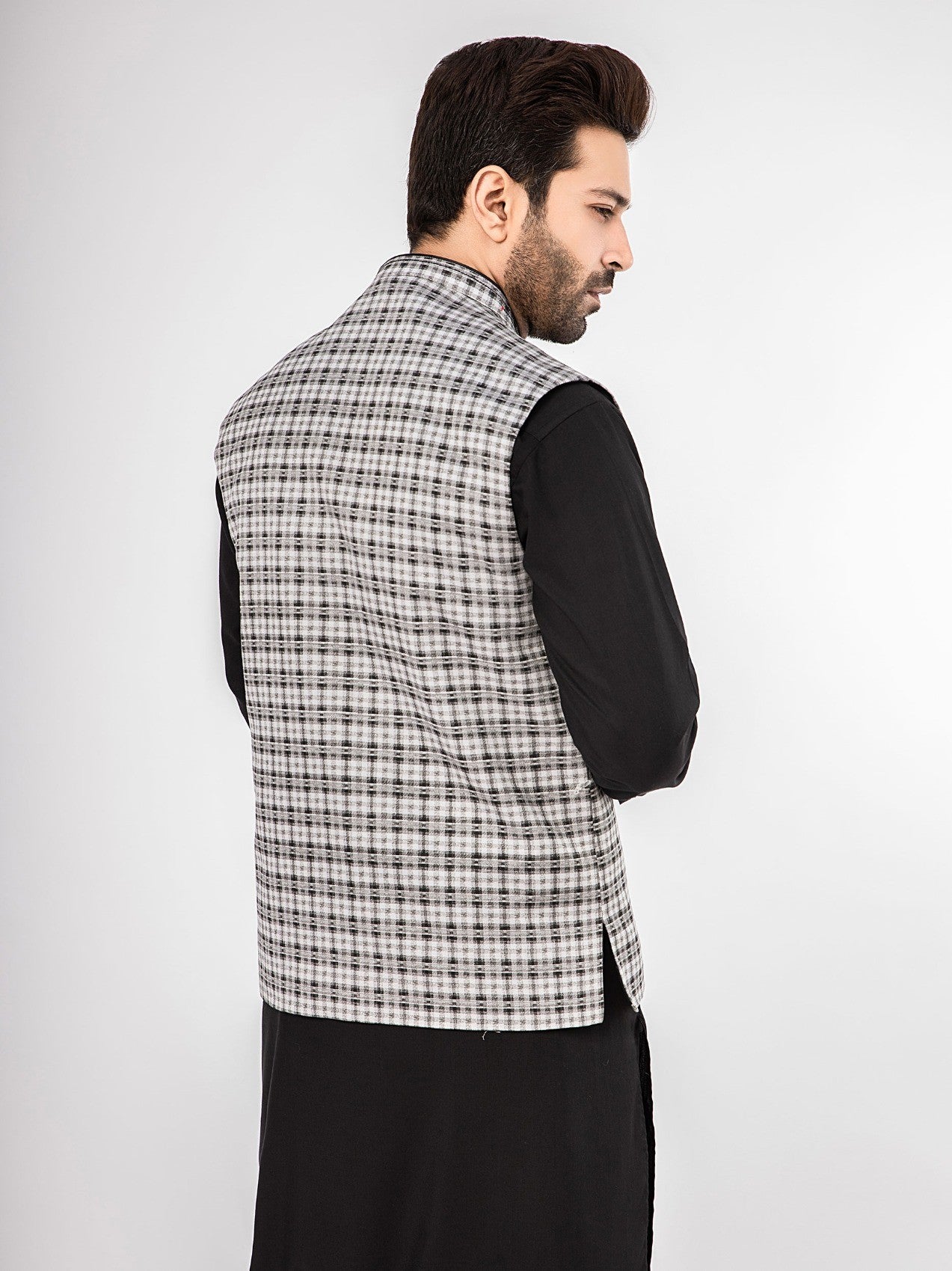 Edenrobe - Men's Grey Waist Coat - EMTWC21-35750