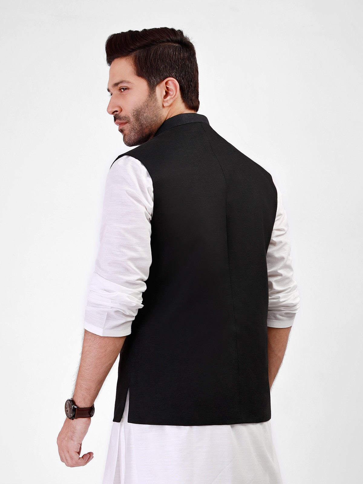 Edenrobe - Men's Charcoal Waist Coat - EMTWC21-35754