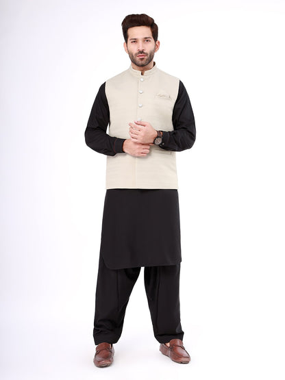 Edenrobe - Men's Grey Waist Coat - EMTWC21-35764