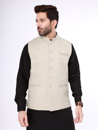 Edenrobe - Men's Grey Waist Coat - EMTWC21-35764