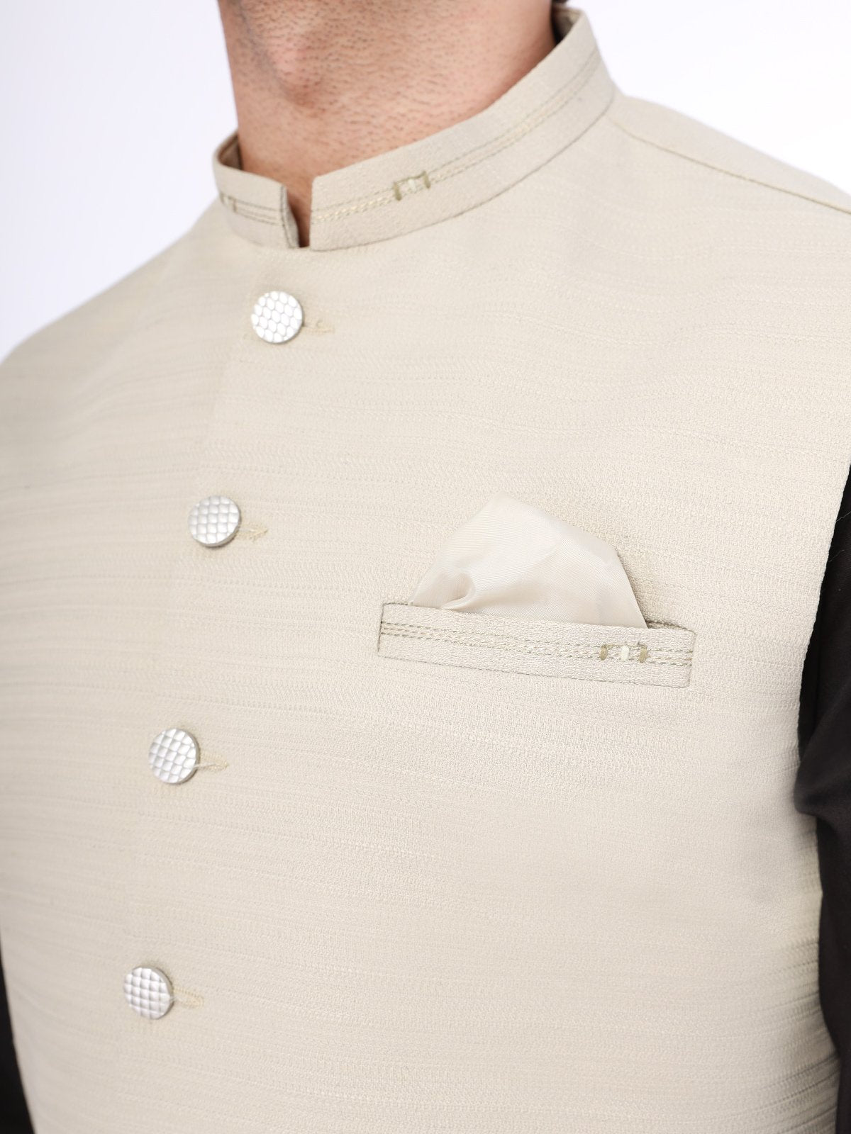 Edenrobe - Men's Grey Waist Coat - EMTWC21-35764