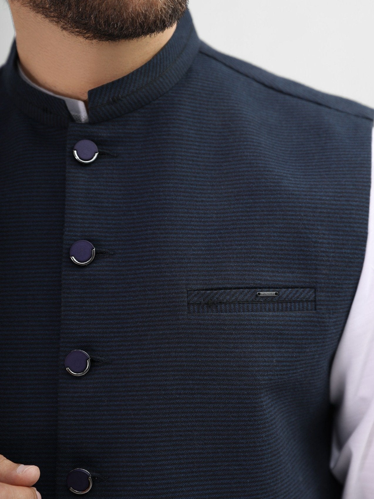 Edenrobe - Men's Dark Navy Waist Coat - EMTWC21-35773