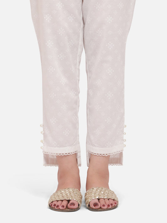 Edenrobe - Women's White Trouser - EWBE21-76291