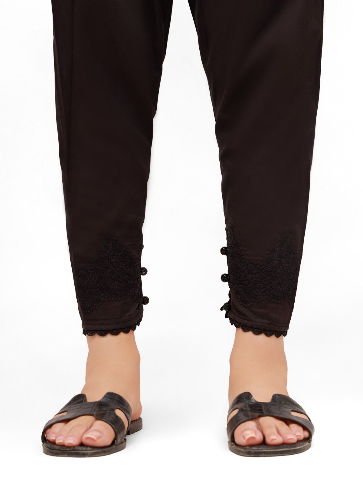 Edenrobe - Women's Black Trouser - EWBE21-76305