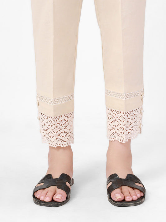 Edenrobe - Women's Beige Trouser - EWBP21-76310