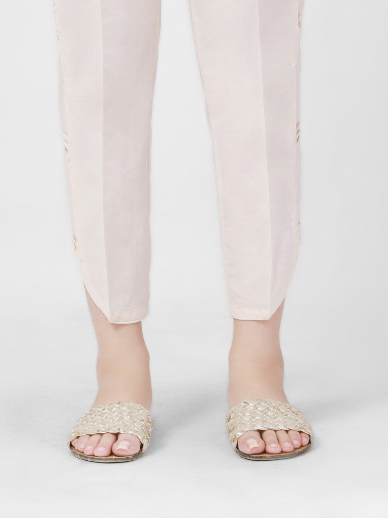 Edenrobe - Women's Cream Trouser - EWBP21-76311