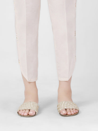 Edenrobe - Women's Cream Trouser - EWBP21-76311