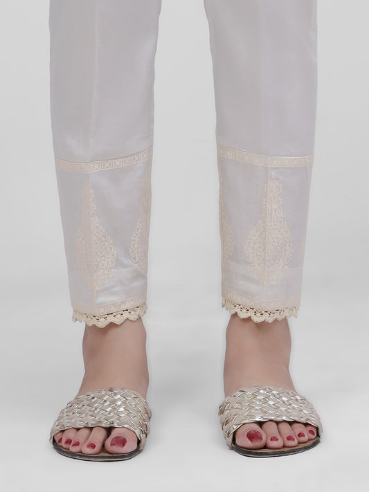 Edenrobe - Women's Light Beige Trouser - EWBP21-76313