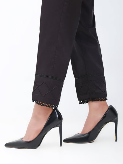 Edenrobe - Women's Black Trouser - EWBP21-76343