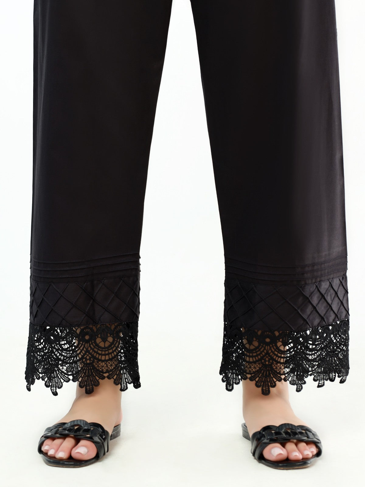 Edenrobe - Women's Black Trouser - EWBP21-76346