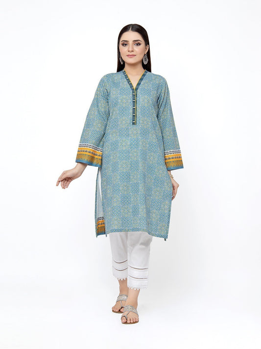 Edenrobe - Pret 1Pc Printed Cambric Shirt - EWTKA21-67768