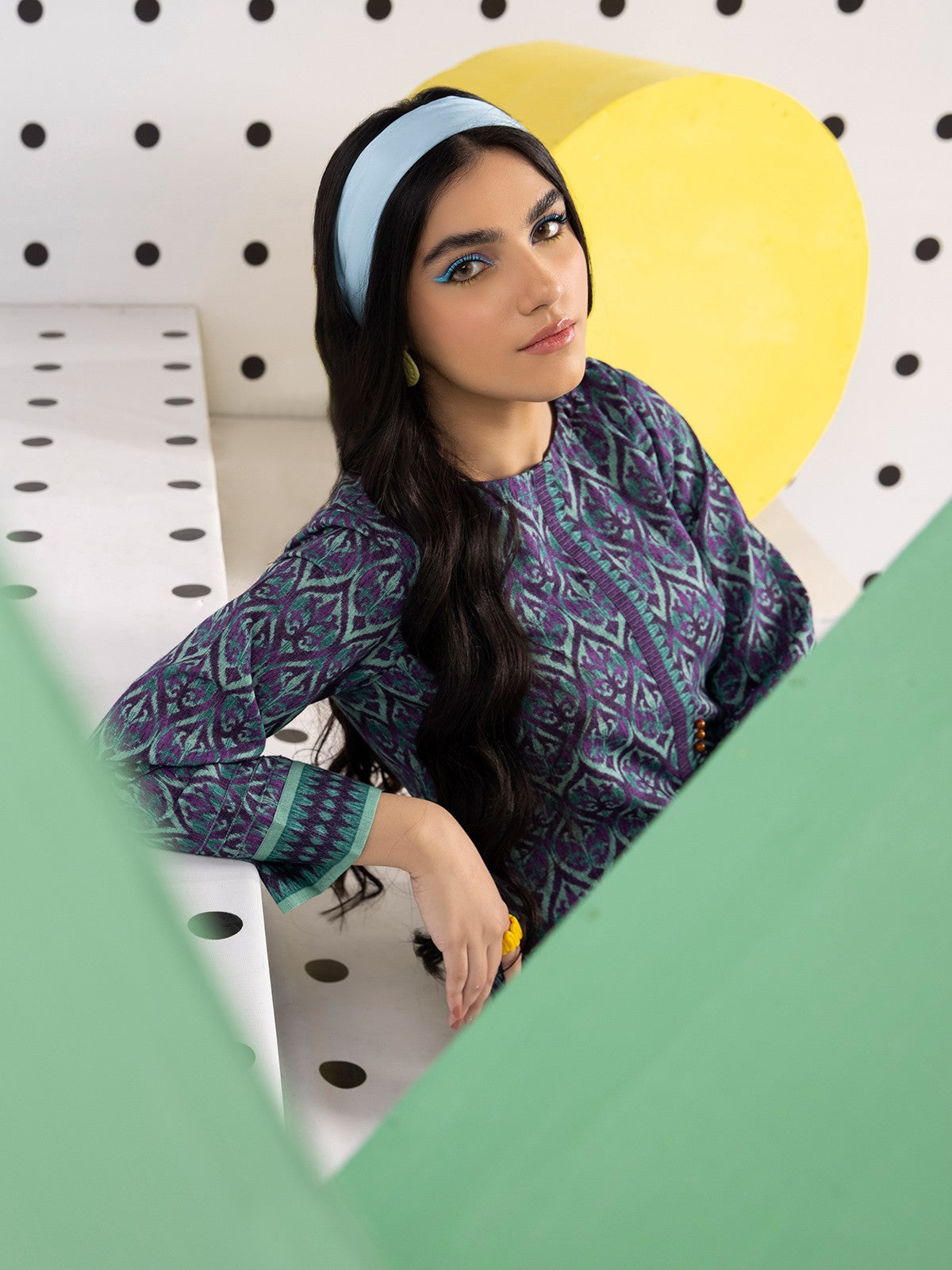 Edenrobe - Pret 1Pc Printed Khaddar Shirt - EWTKA21-67776