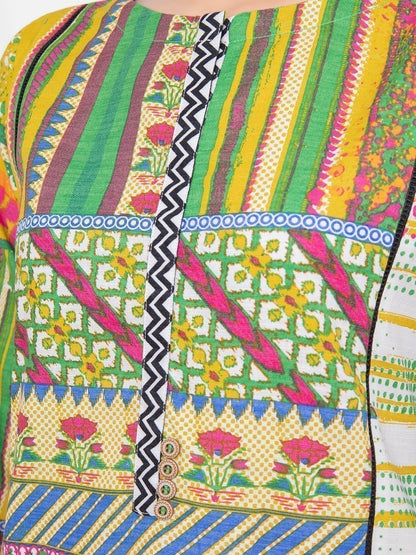 Edenrobe - Pret 1Pc Printed Khaddar Shirt - EWTKA21-67863