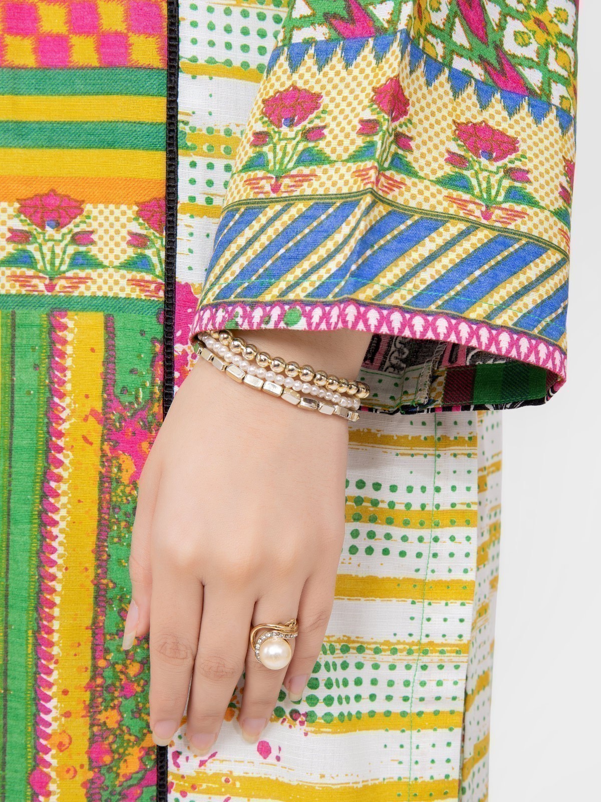 Edenrobe - Pret 1Pc Printed Khaddar Shirt - EWTKA21-67863