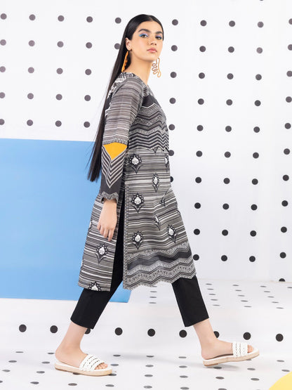 Edenrobe - Pret 1Pc Printed Khaddar Shirt - EWTKA21-67867