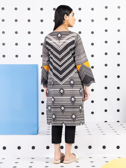 Edenrobe - Pret 1Pc Printed Khaddar Shirt - EWTKA21-67867