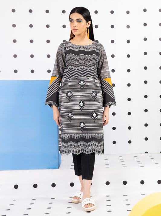 Edenrobe - Pret 1Pc Printed Khaddar Shirt - EWTKA21-67867