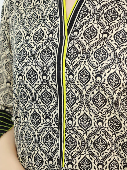 Edenrobe - Pret 1Pc Printed Khaddar Shirt - EWTKA21-67869