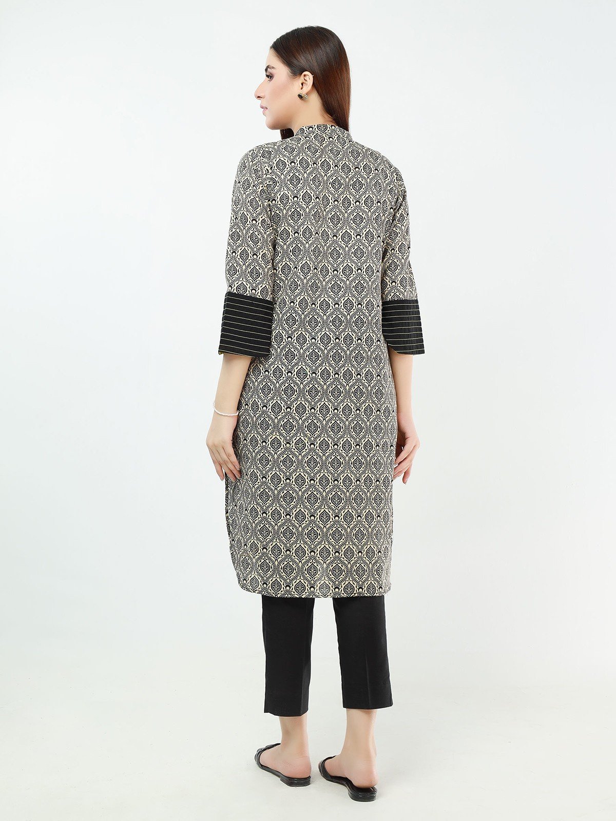 Edenrobe - Pret 1Pc Printed Khaddar Shirt - EWTKA21-67869