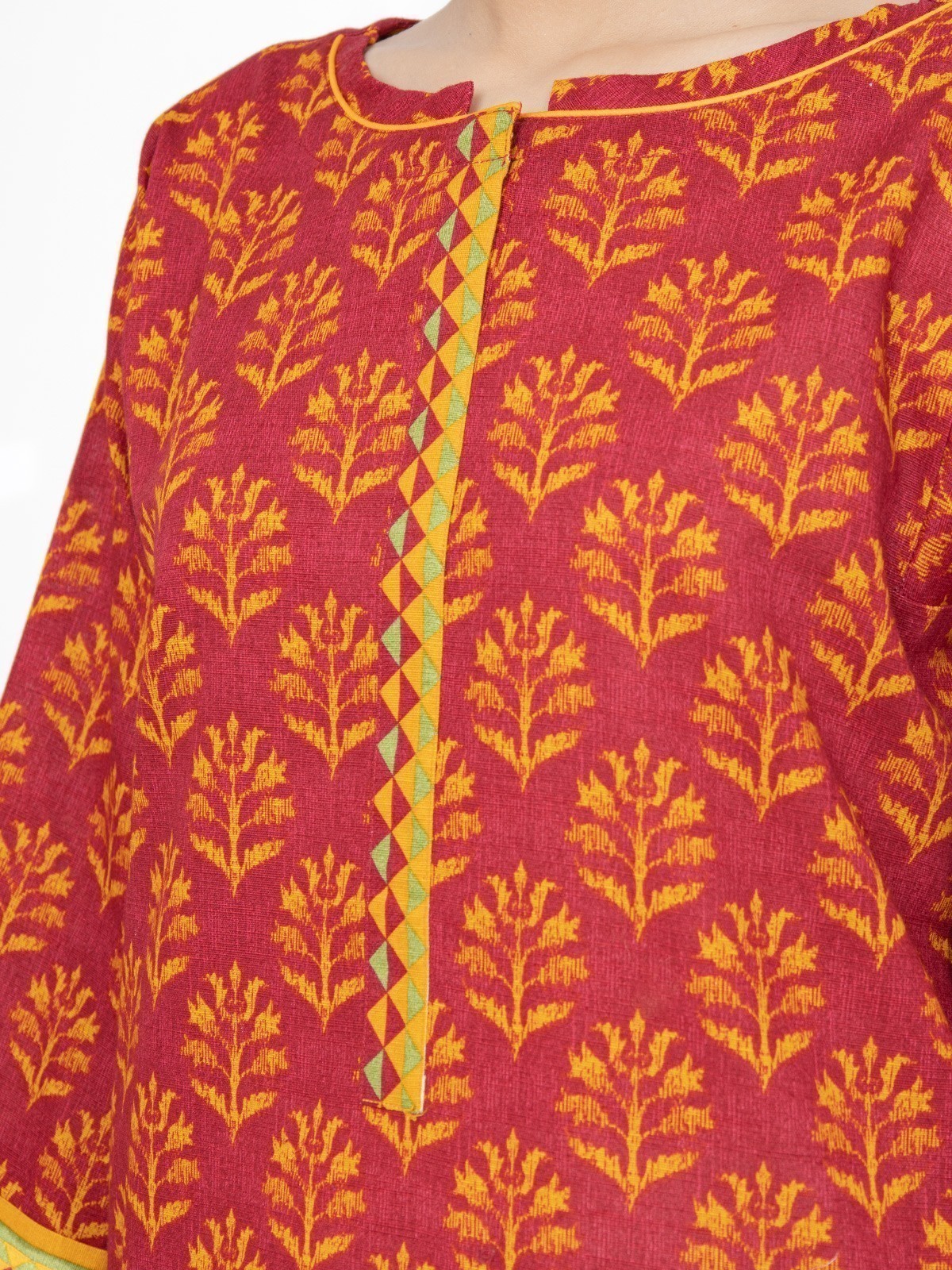 Edenrobe - Pret 1Pc Printed Khaddar Shirt - EWTKP21-67778