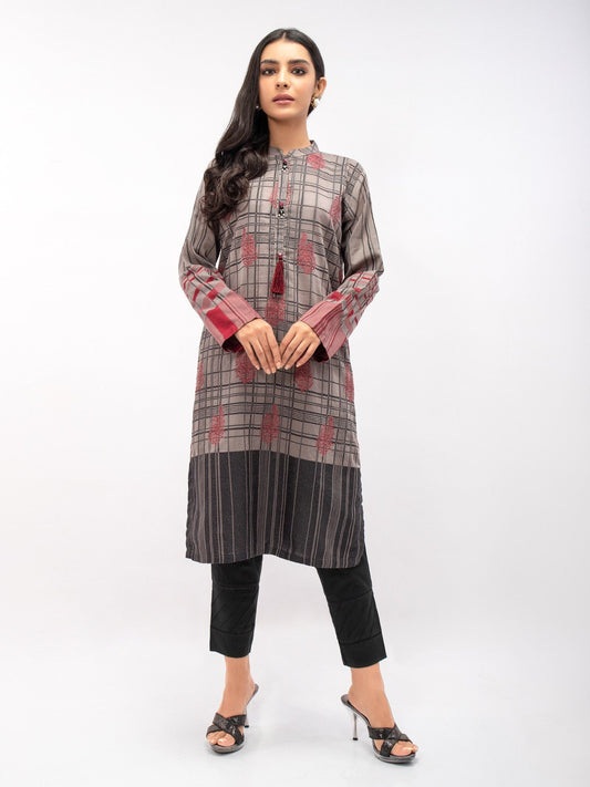 Edenrobe - Pret 1Pc Printed Jacquard Shirt - EWTK21-67853
