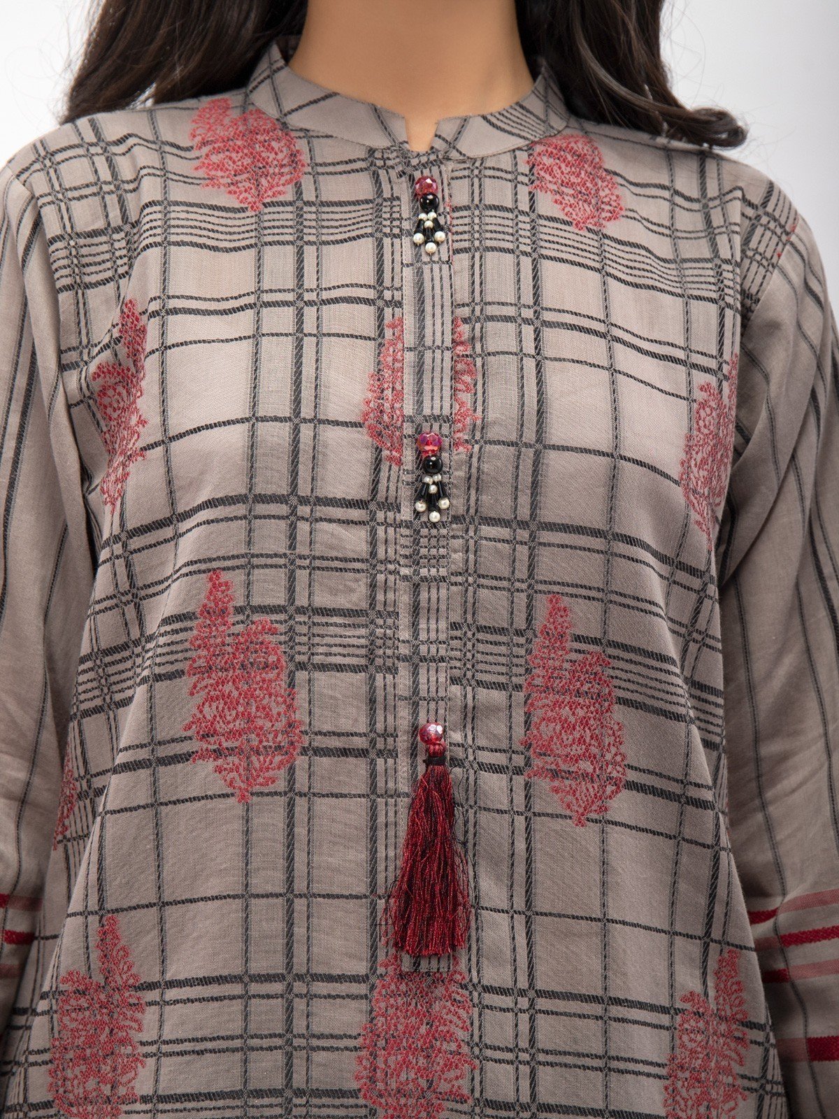 Edenrobe - Pret 1Pc Printed Jacquard Shirt - EWTK21-67853