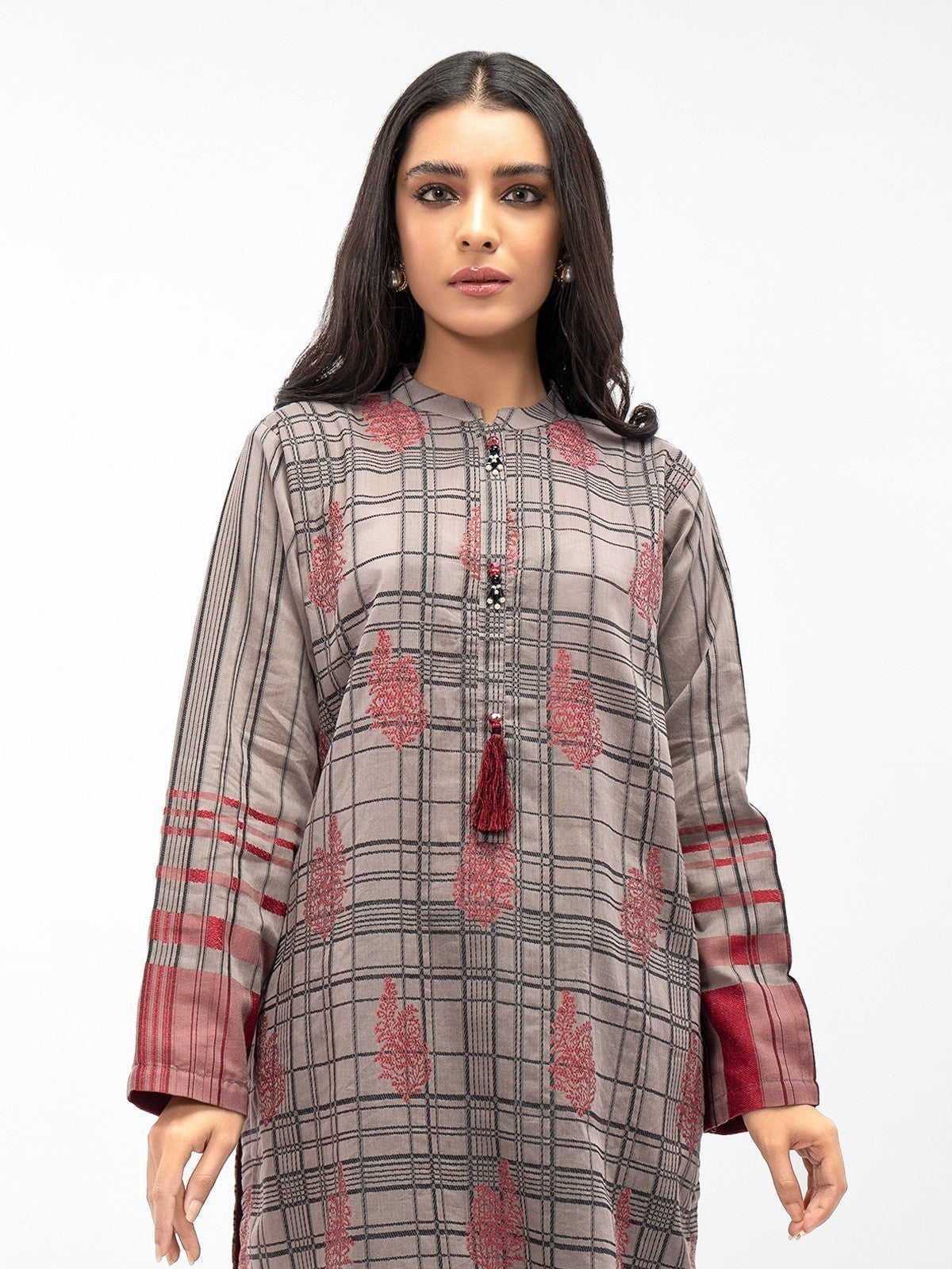 Edenrobe - Pret 1Pc Printed Jacquard Shirt - EWTK21-67853