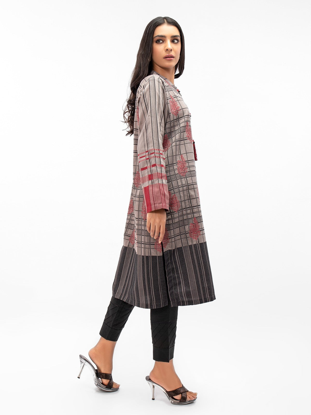 Edenrobe - Pret 1Pc Printed Jacquard Shirt - EWTK21-67853